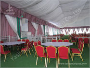 Decorated Backyard / Garden Big Wedding Tents High Strength For 1000 People