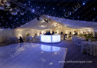 Pretty Lighting Onaments Luxury Wedding Tents with Anodized Aluminum Frame
